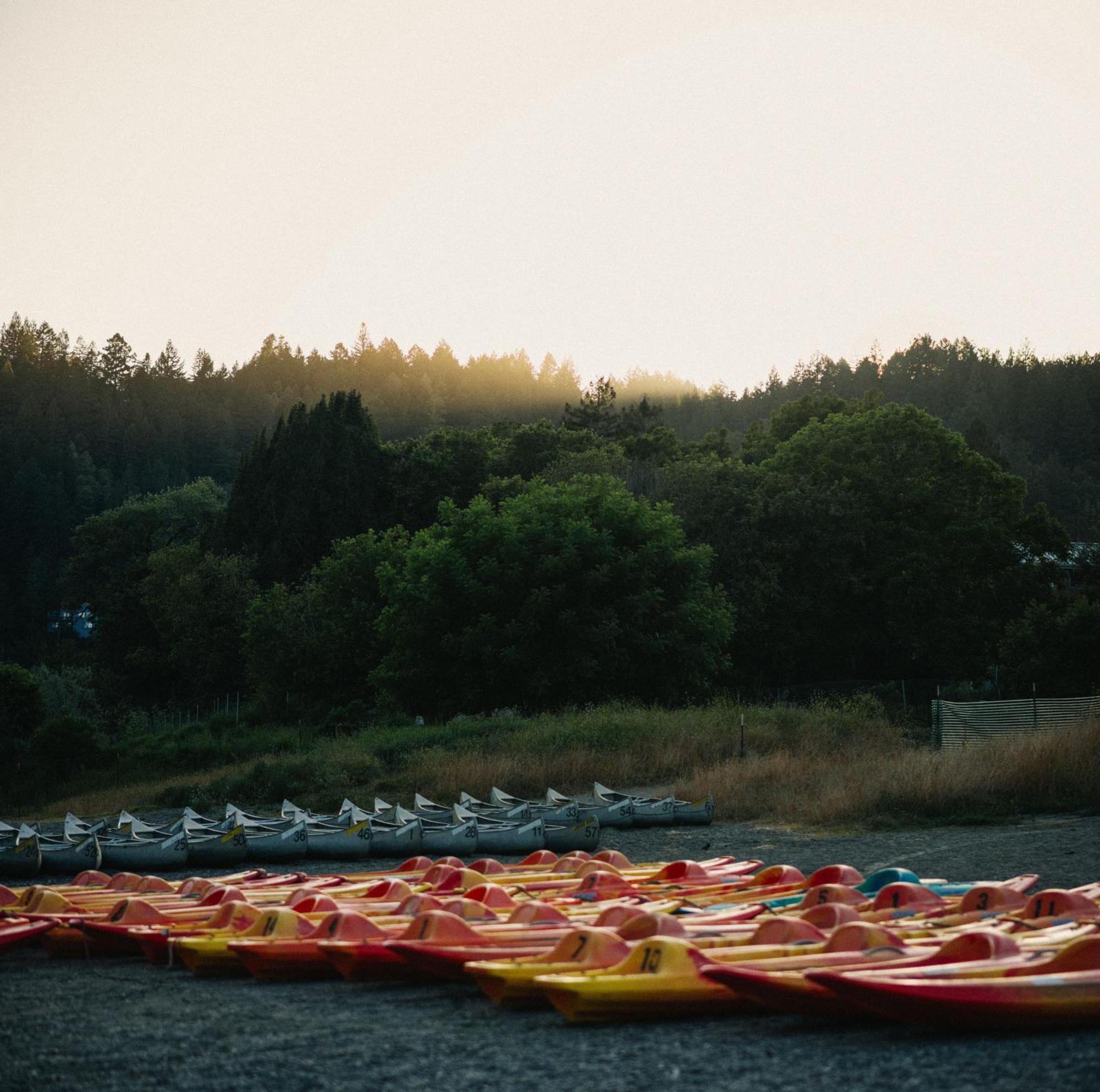 Johnson'S Beach Cabins And Campground Guerneville Exteriér fotografie
